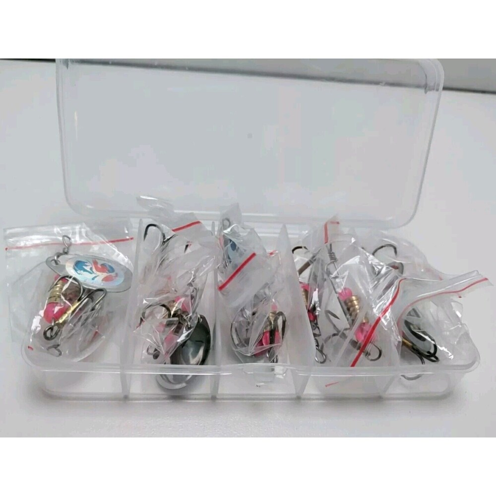 10 Piece Fishing Spinner Kit